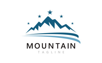 Mountain Landscape Logo And Symbol Vector V12