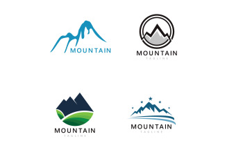 Mountain Landscape Logo And Symbol Vector V14