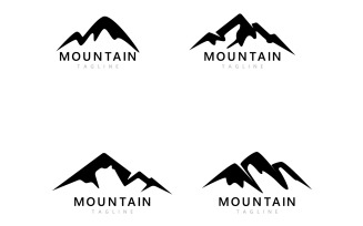 Mountain Landscape Logo And Symbol Vector V15