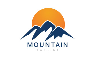 Mountain Landscape Logo And Symbol Vector V5