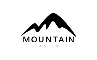 Mountain Landscape Logo And Symbol Vector V6