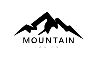 Mountain Landscape Logo And Symbol Vector V7