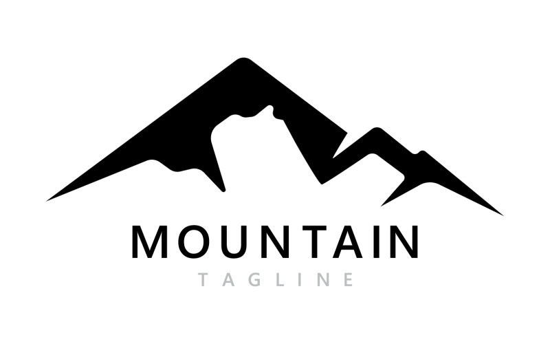 Mountain Landscape Logo And Symbol Vector V8 Logo Template