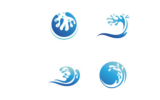 Splash Water Fresh Logo And Symbol Vector V47