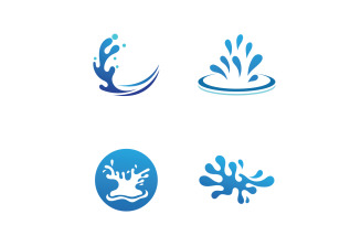 Splash Water Fresh Logo And Symbol Vector V48