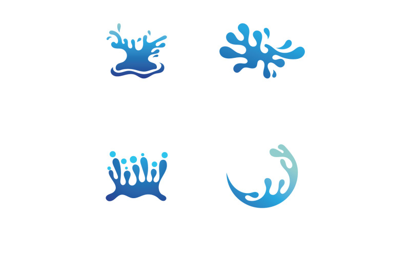 Splash Water Fresh Logo And Symbol Vector V49 Logo Template