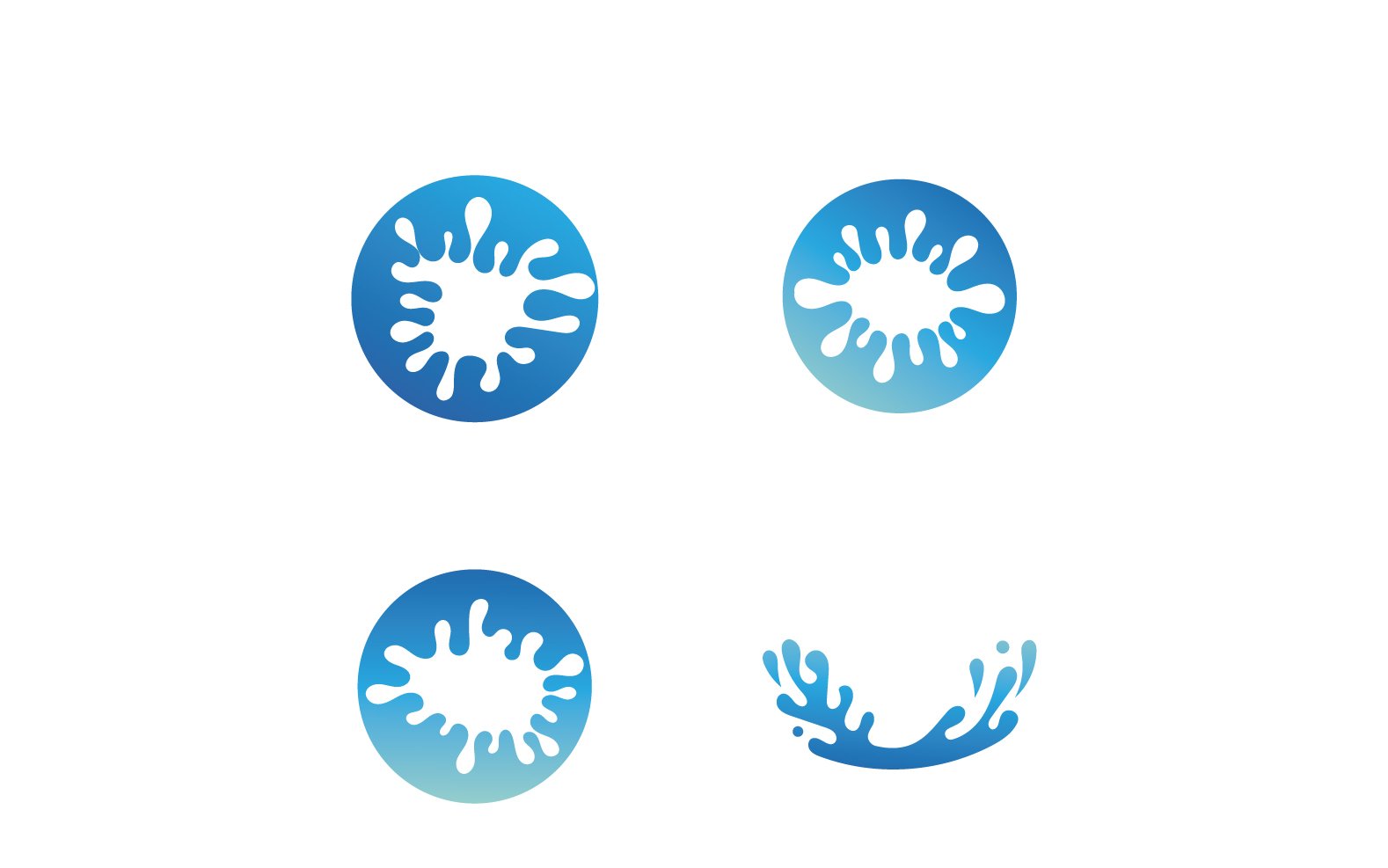 Kit Graphique #256502 Symbol Water Divers Modles Web - Logo template Preview