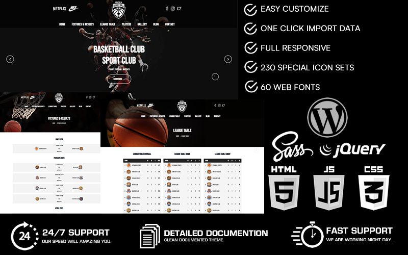Template #256503 Basketball Championship Webdesign Template - Logo template Preview