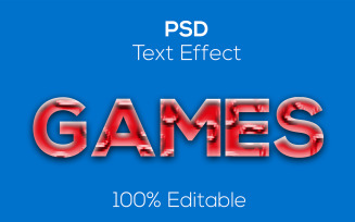 Games | Games Psd Text Effect