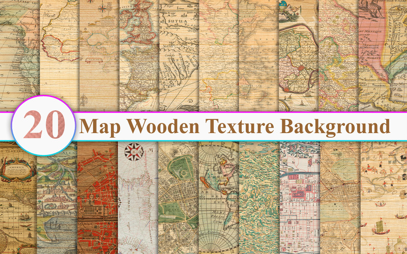 Map wooden texture background Background
