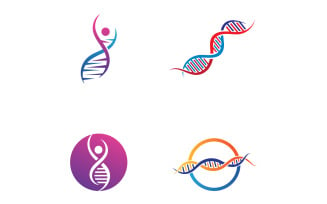DNA Health Logo And Symbol Vector V19