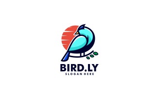 Vector Logo Bird Mascot Style