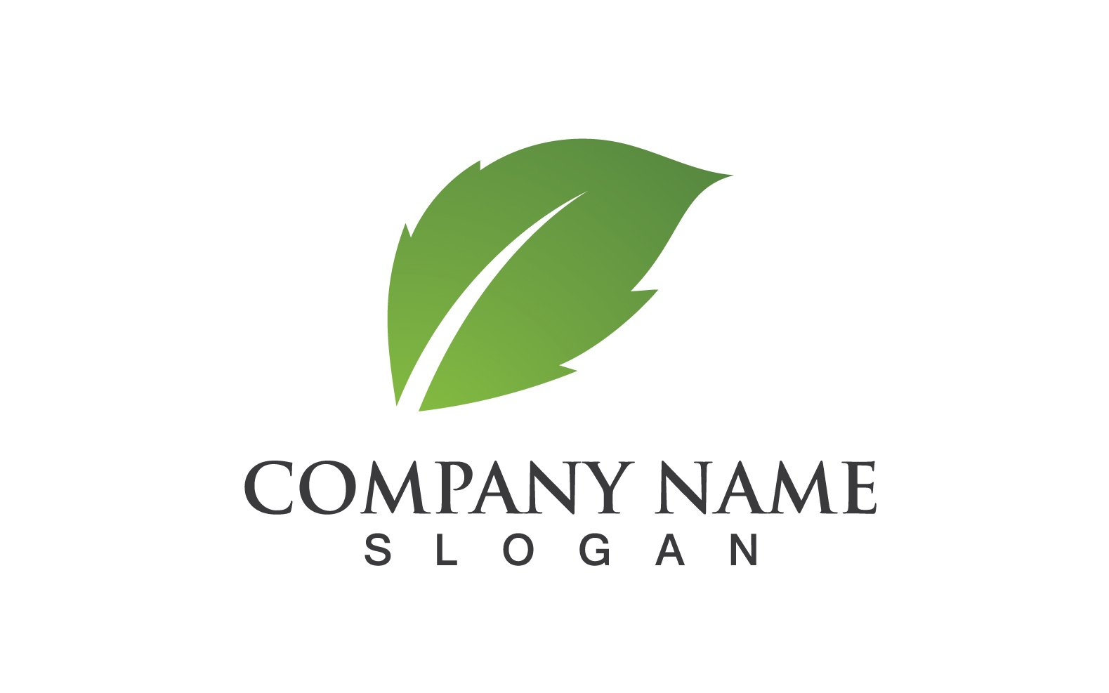 Template #256943 Logo Leaf Webdesign Template - Logo template Preview