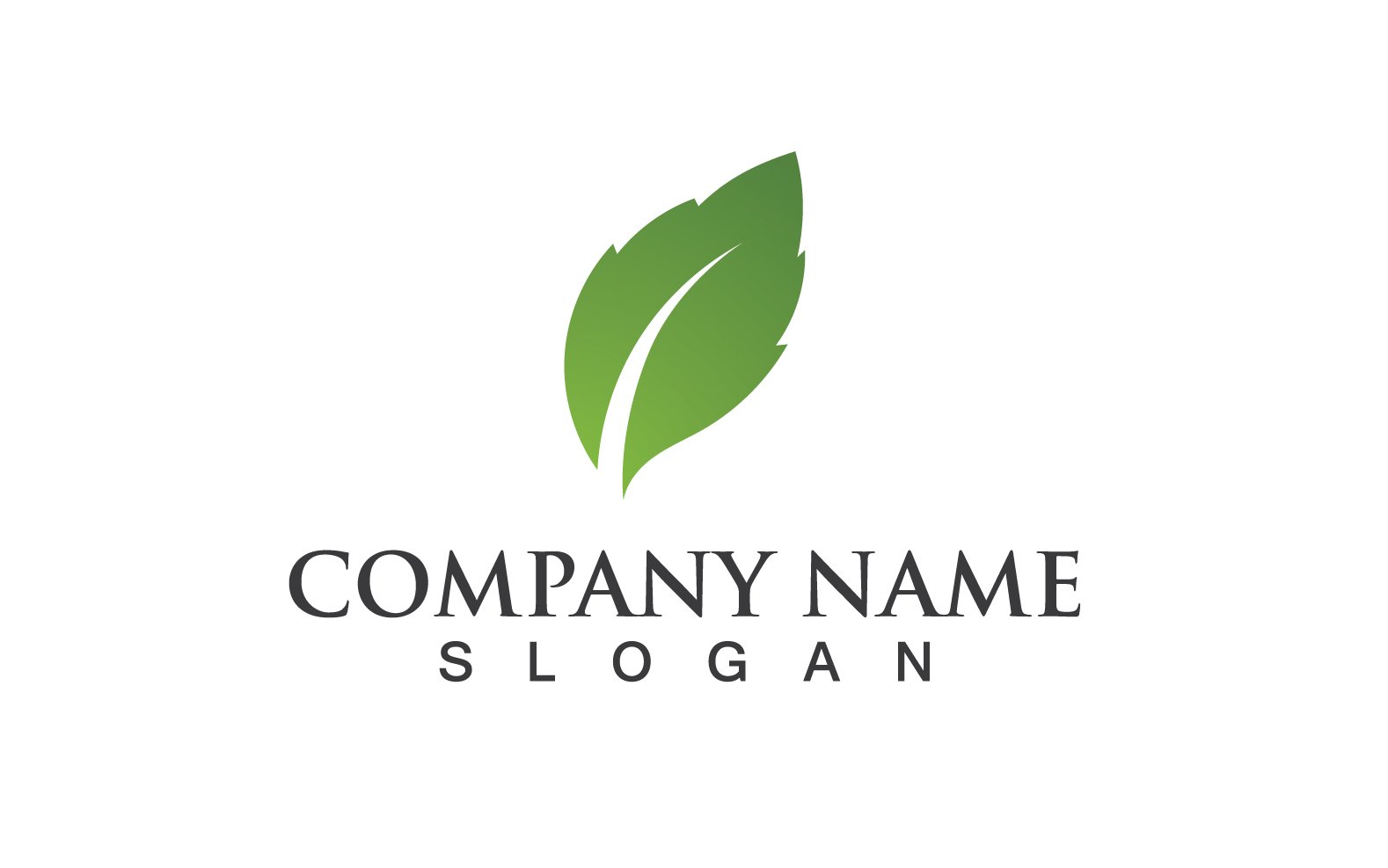 Template #256950 Logo Leaf Webdesign Template - Logo template Preview