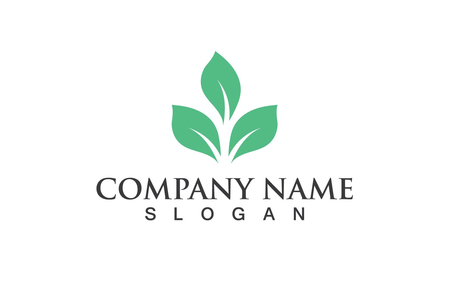 Template #256960 Logo Leaf Webdesign Template - Logo template Preview