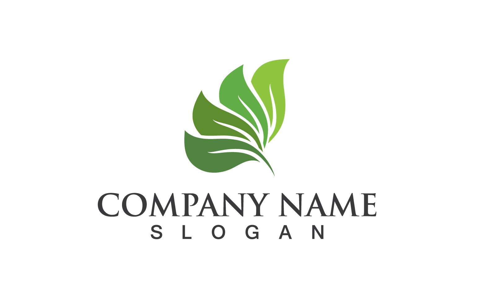 Template #256962 Logo Leaf Webdesign Template - Logo template Preview