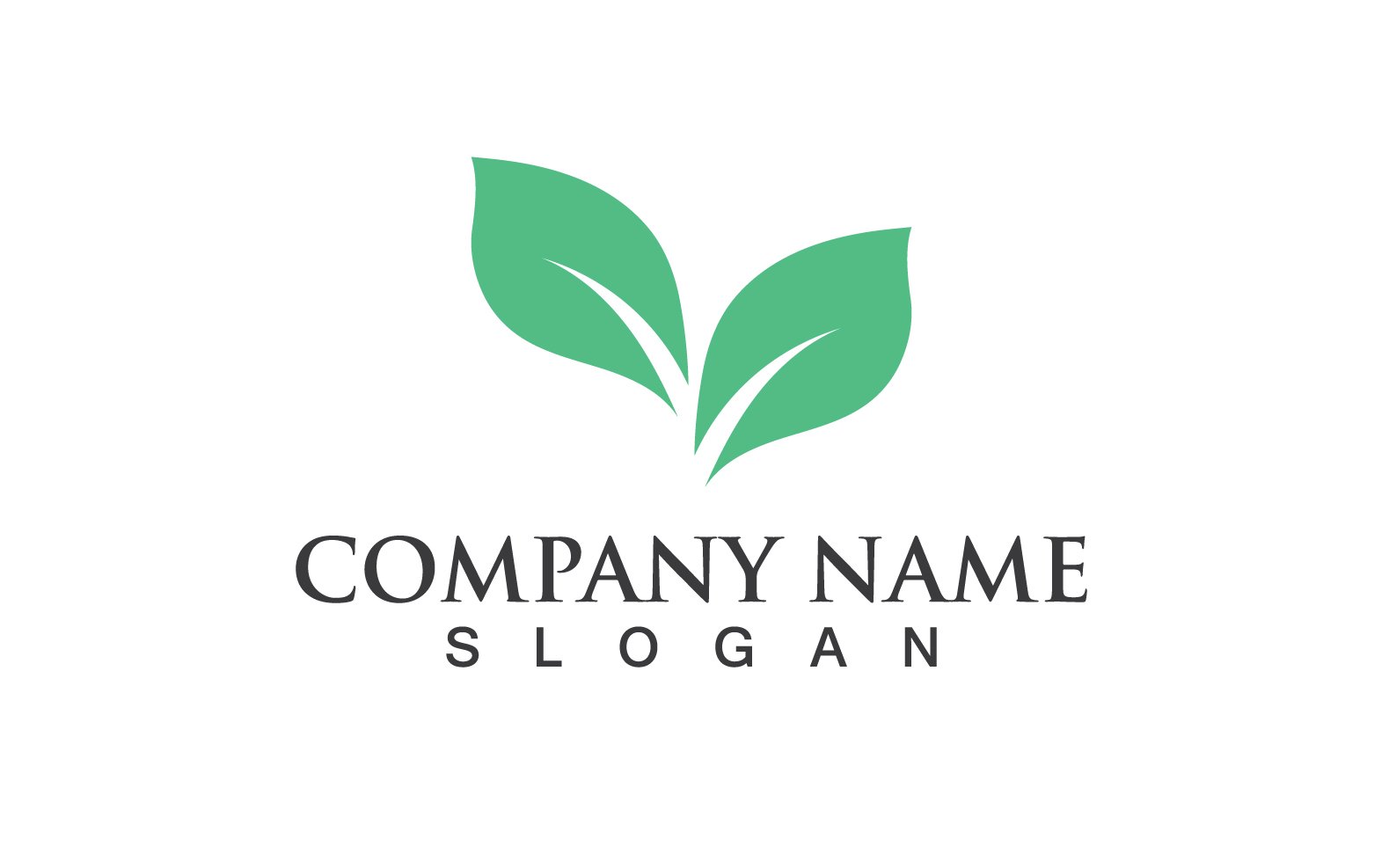 Template #256975 Logo Leaf Webdesign Template - Logo template Preview