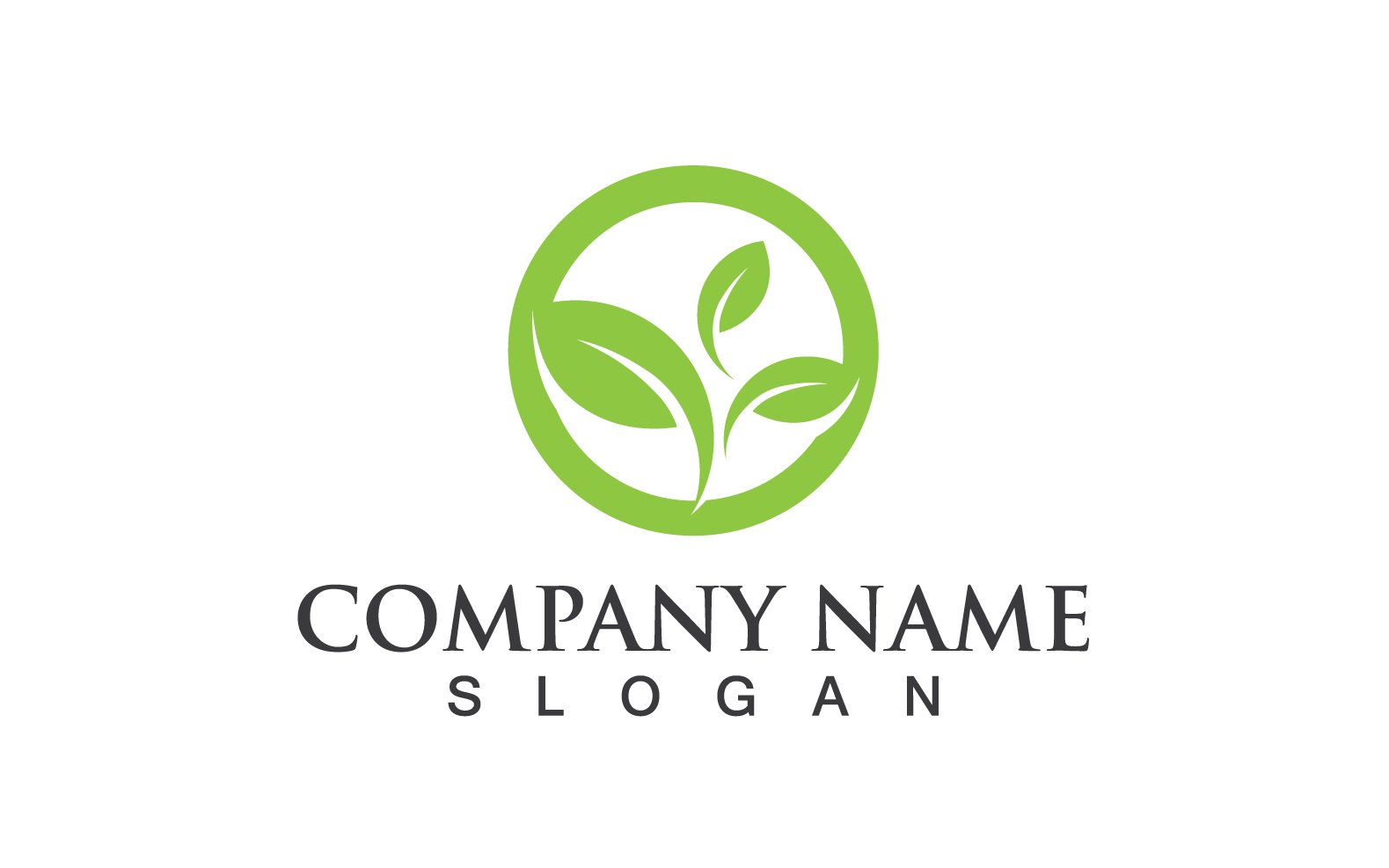 Template #256978 Logo Leaf Webdesign Template - Logo template Preview