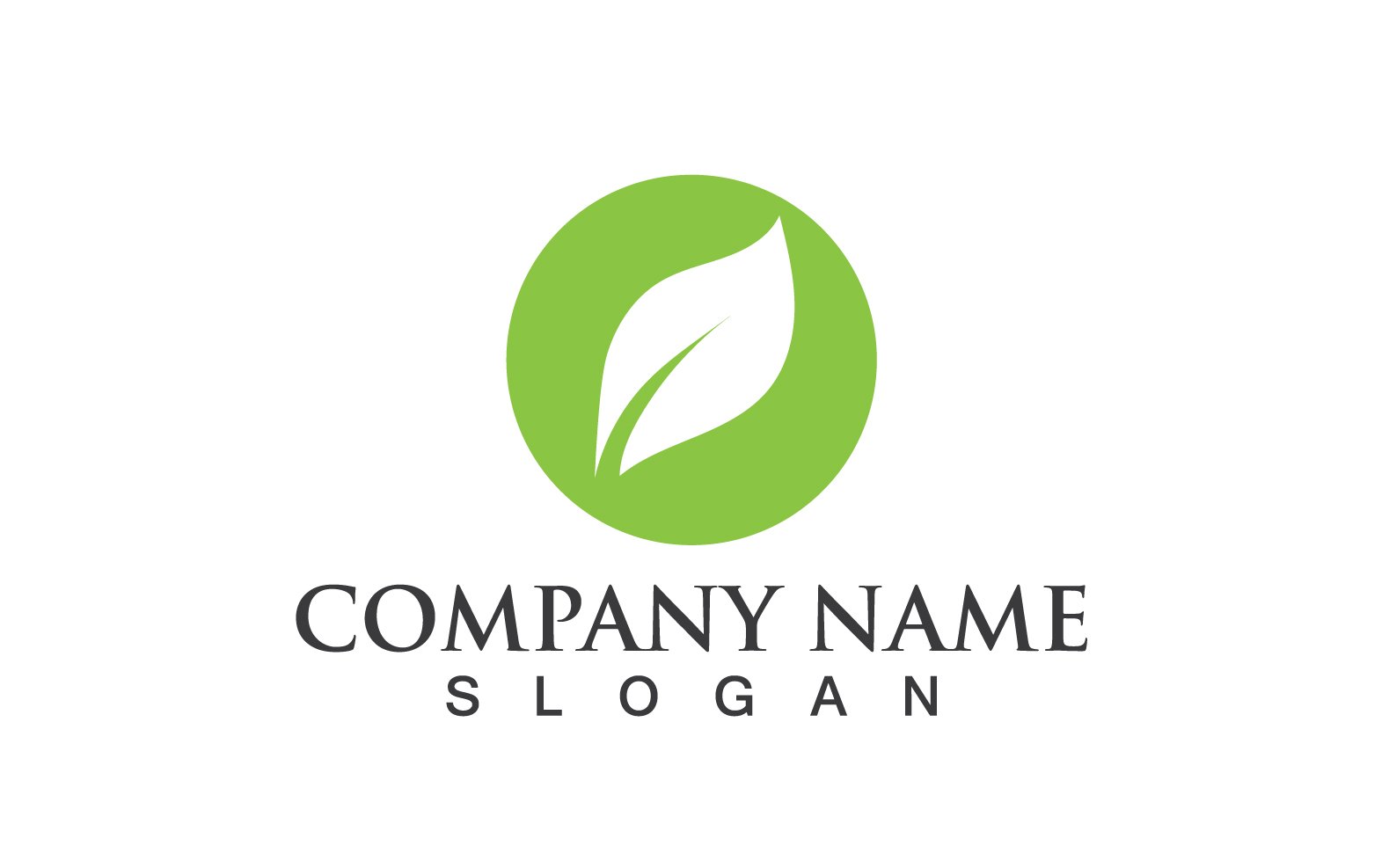 Template #256981 Logo Leaf Webdesign Template - Logo template Preview