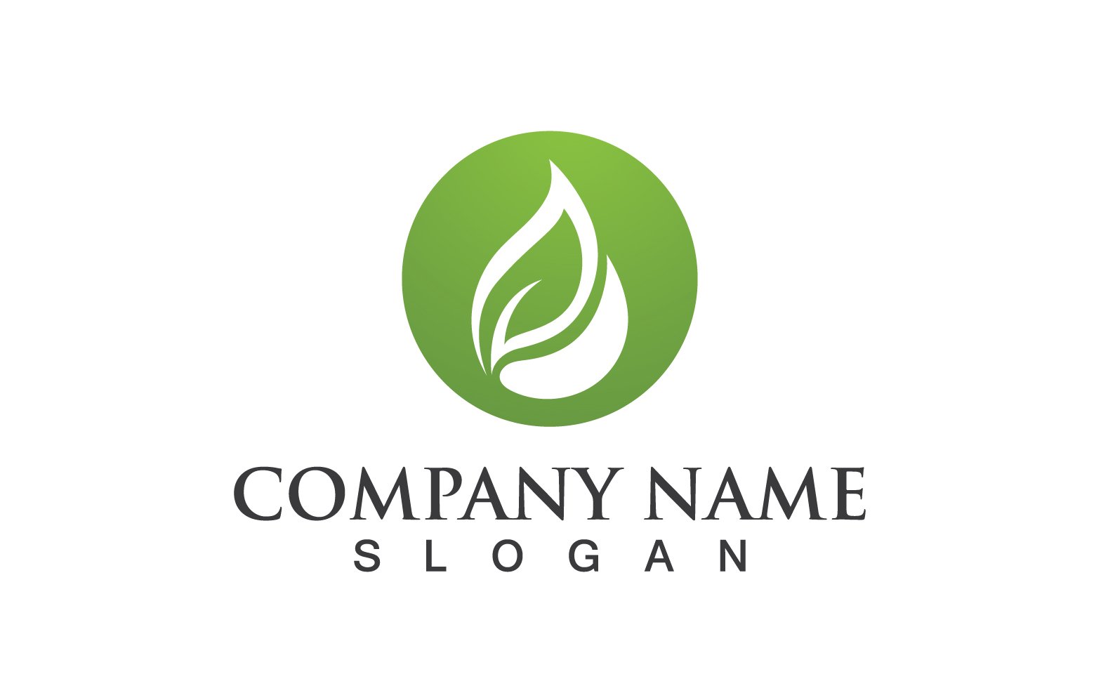 Template #256982 Logo Leaf Webdesign Template - Logo template Preview