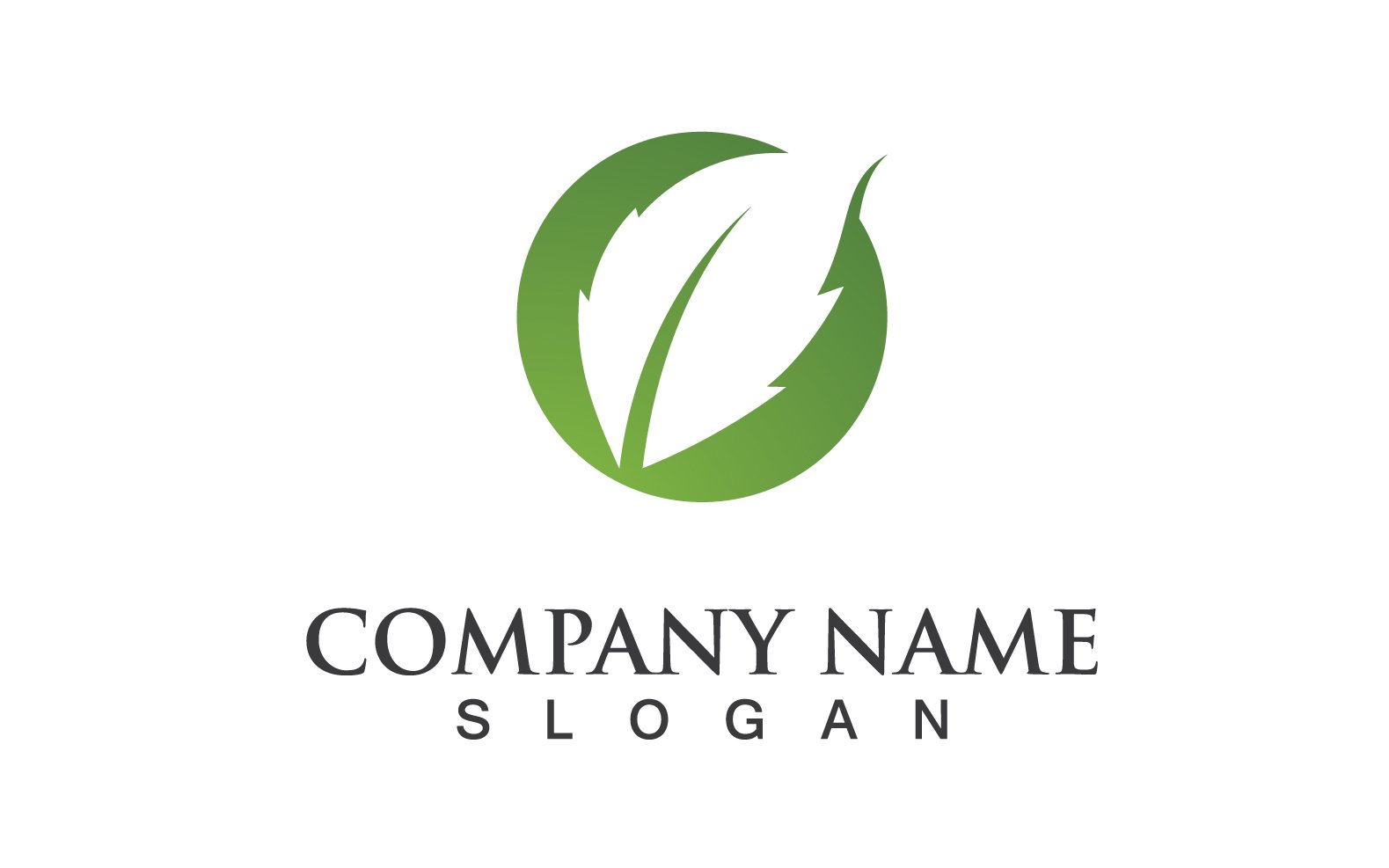 Template #256988 Logo Leaf Webdesign Template - Logo template Preview