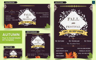 Autumn Fall Festival Flyer and Social Media Pack-03