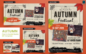 Autumn Fall Festival Flyer and Social Media Pack-04