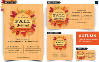 Autumn Fall Festival Flyer and Social Media Pack-07
