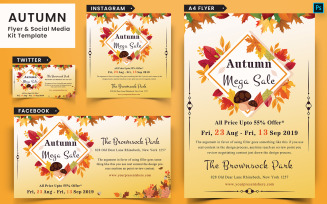 Autumn Fall Festival Flyer and Social Media Pack-14