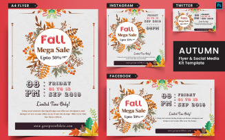 Autumn Fall Festival Flyer and Social Media Pack-17