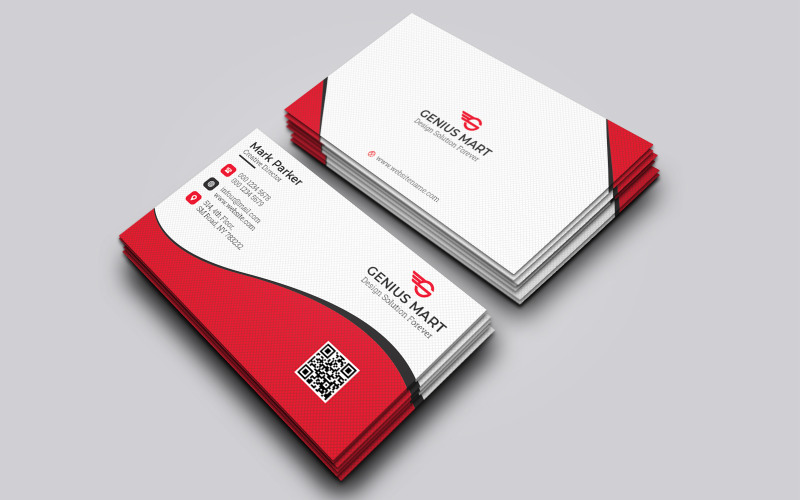 Business Card Template 41 Corporate Identity