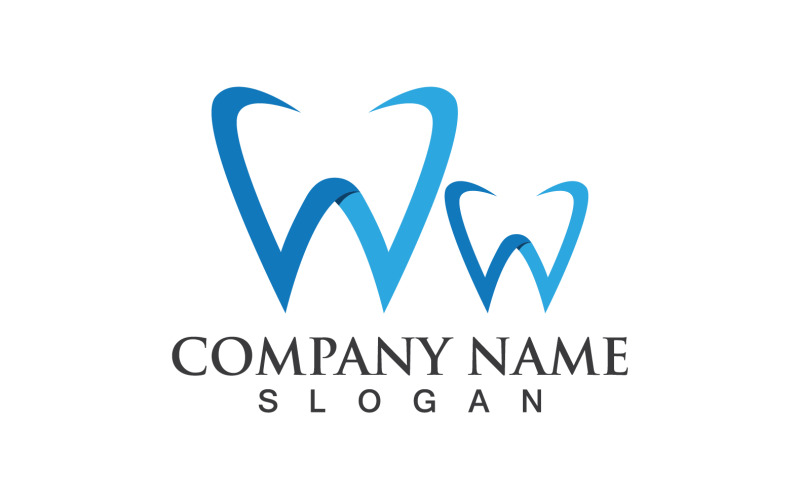 Dental Care Health Logo Vector V2 Logo Template