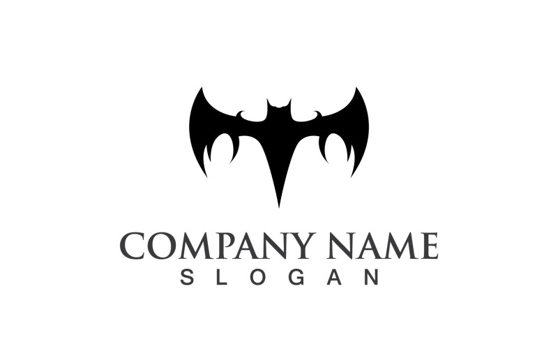 Bat Animal Logo And Symbol Vector V10 Logo Template