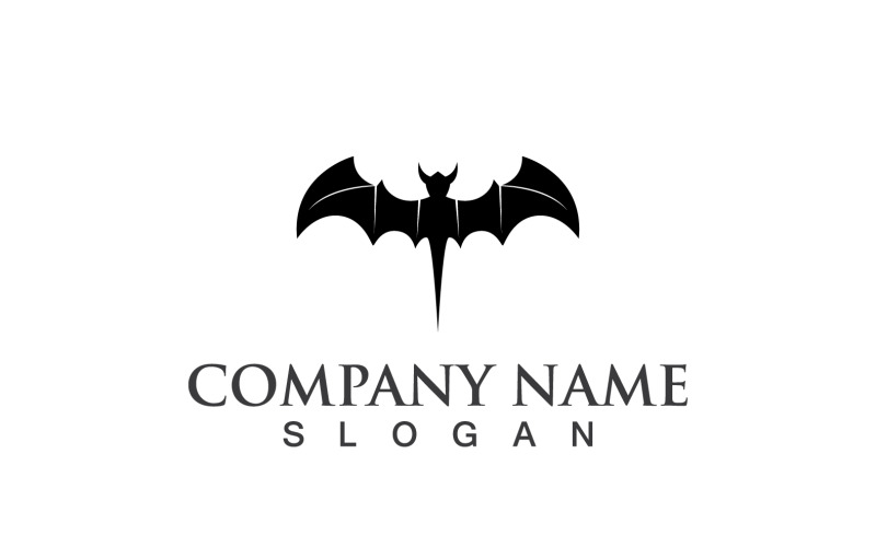 Bat Animal Logo And Symbol Vector V12 Logo Template