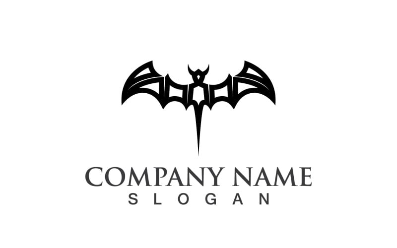 Bat Animal Logo And Symbol Vector V6 Logo Template
