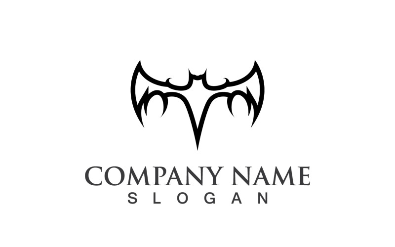 Bat Animal Logo And Symbol Vector V9 Logo Template