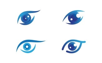 Eye Care Logo Design Template V9