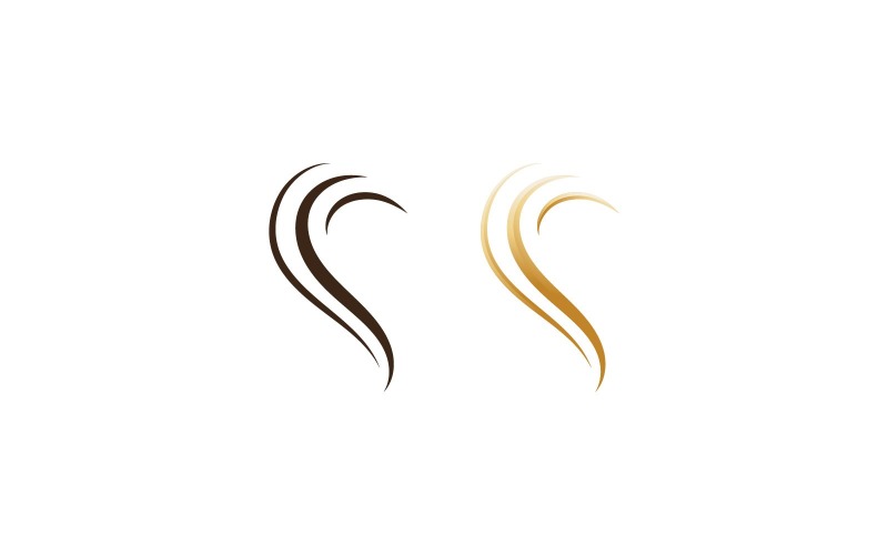 Hair SalonLogo Template Vector Illustration Design V8