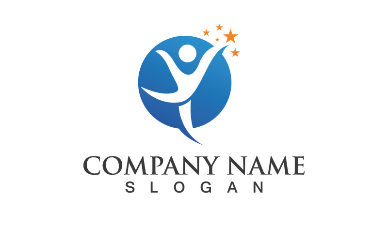 Adoption Family Care Love Logo Vector V25 Logo Template