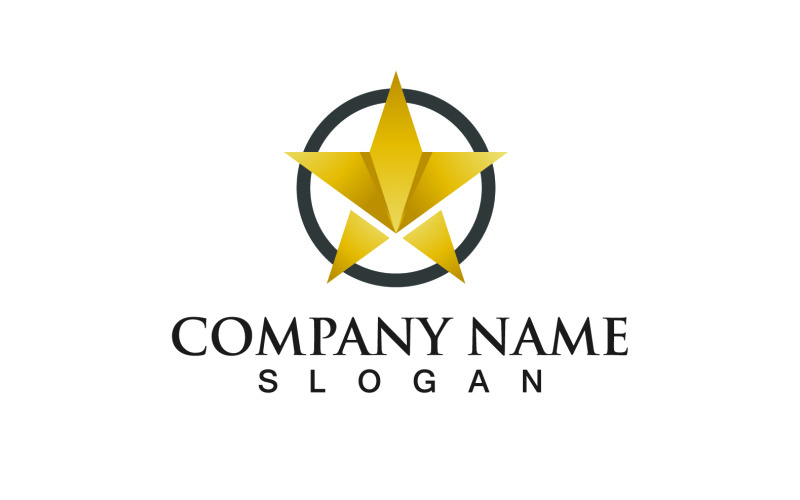 Star Success Symbol Logo And Symbol Template V4 Logo Template
