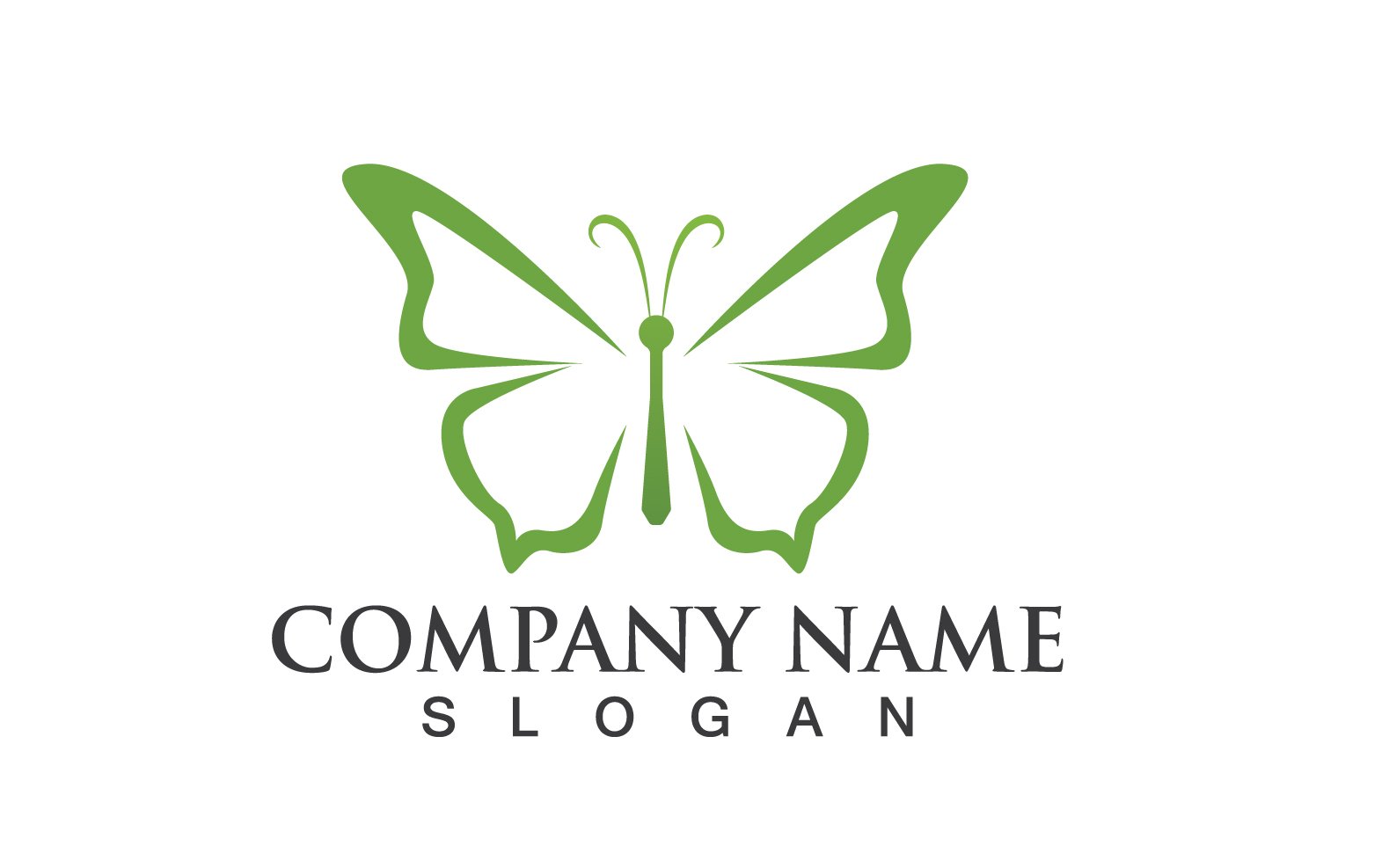 Template #257871 Butterfly Vector Webdesign Template - Logo template Preview