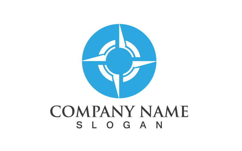 Compass Logo And Symbol Location Logo V14 Logo Template