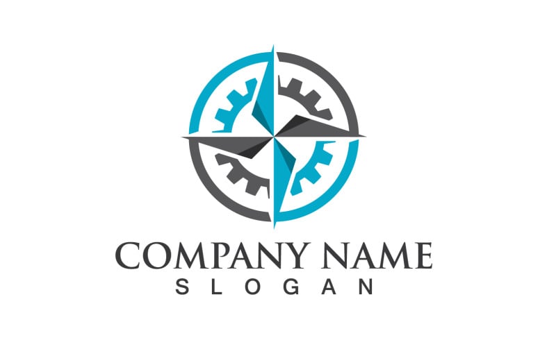 Compass Logo And Symbol Location Logo V23 Logo Template