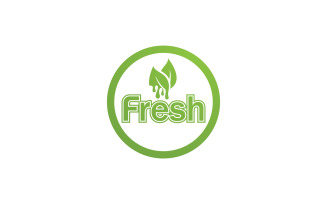 Fresh Leaf Nature Logo Design Vector V1 8