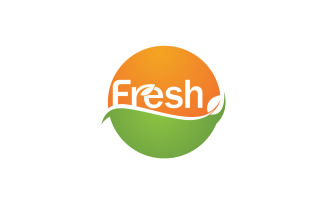 Fresh Leaf Nature Logo Design Vector V15