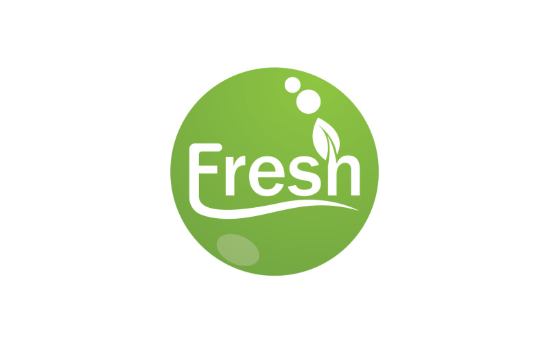 Fresh Leaf Nature Logo Design Vector V16 Logo Template