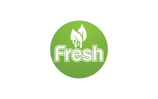 Fresh Leaf Nature Logo Design Vector V6
