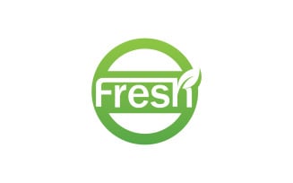 Fresh Leaf Nature Logo Design Vector V7