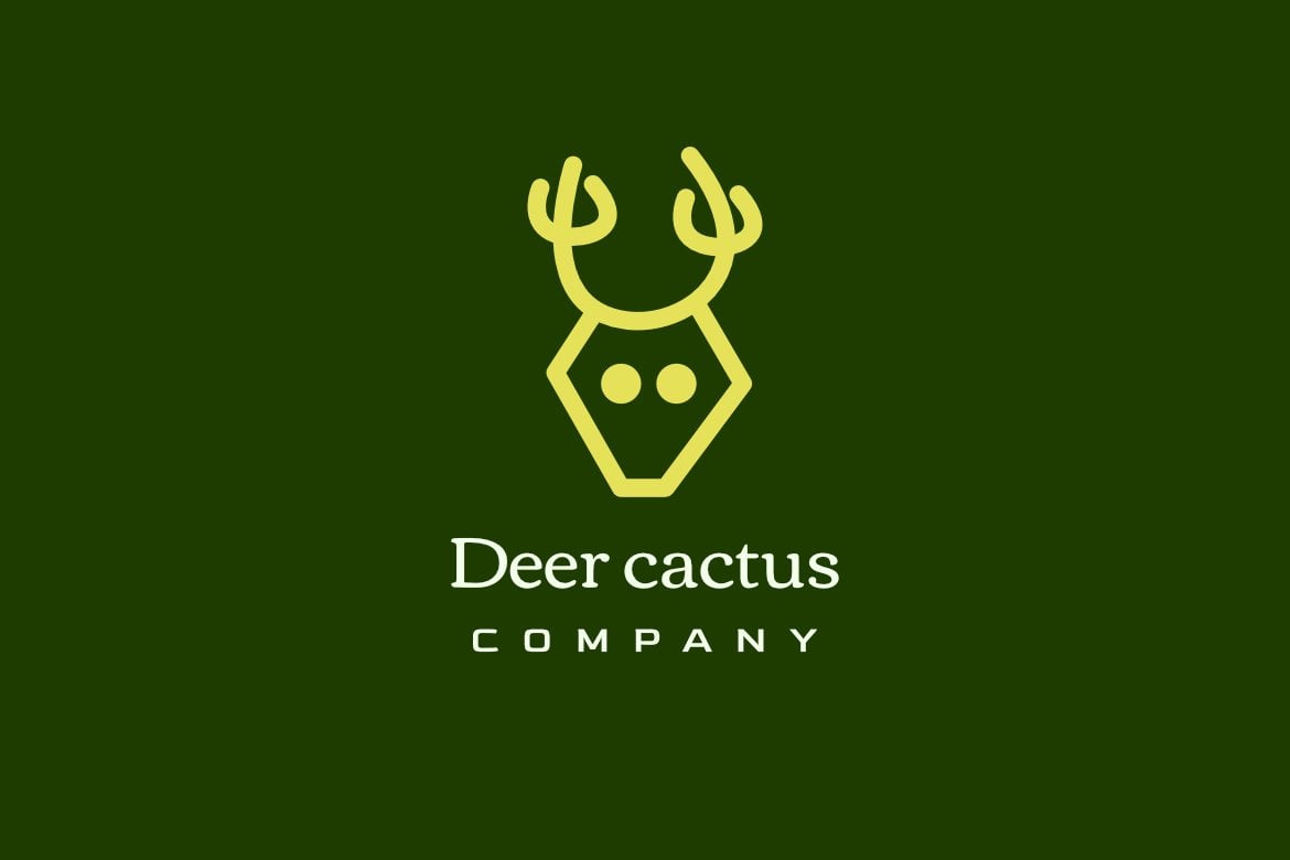 Kit Graphique #257996 Deer Cactus Divers Modles Web - Logo template Preview