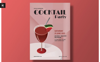Cocktail Drink Party Flyer Template